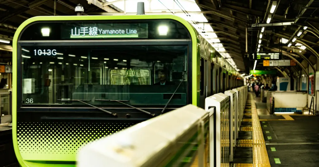 Takanawa Gateway Station's futuristic design on the Yamanote Line