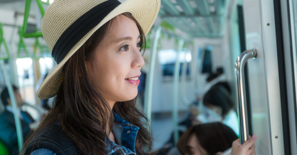 Women on Trains in Toky