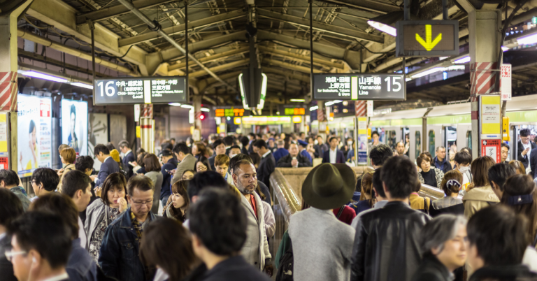 Japanese people conversing in different dialects