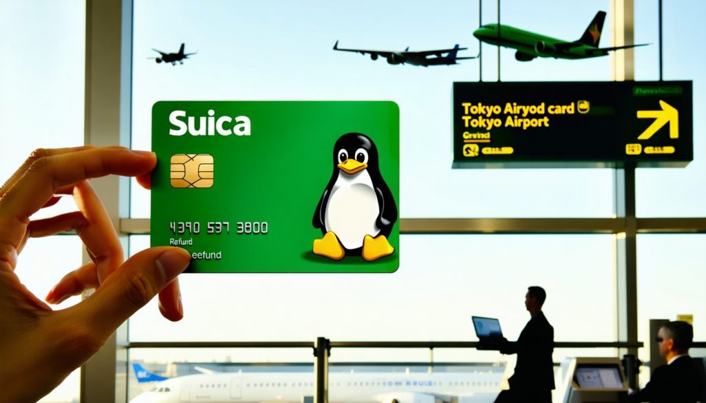 suica card refund tokyo airport