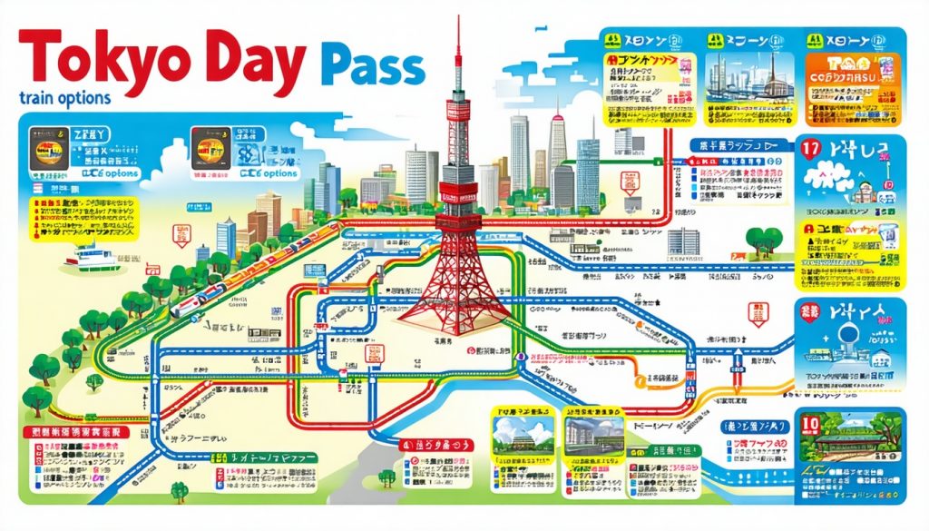 tokyo day pass train options