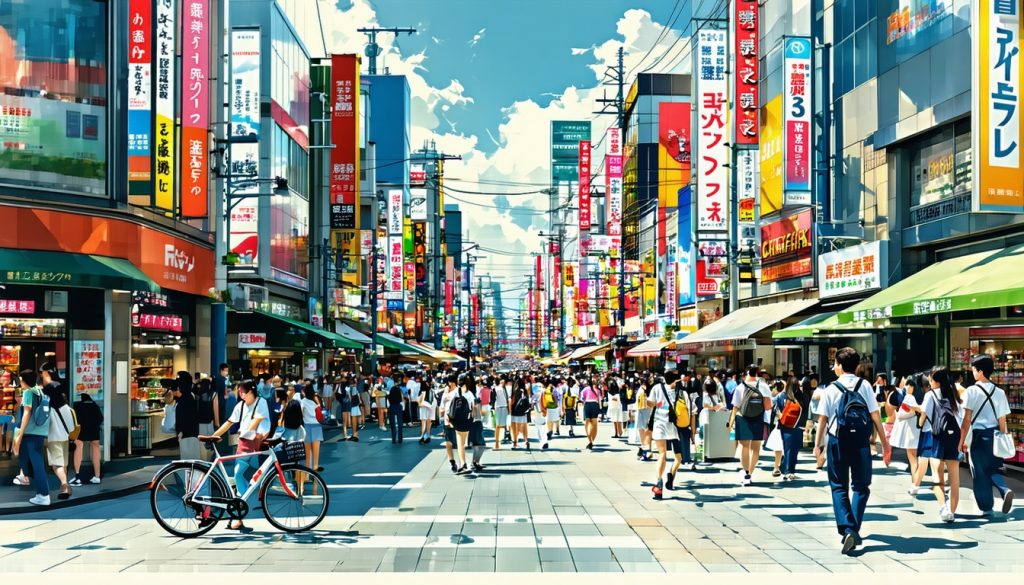 takadanobaba student area tokyo