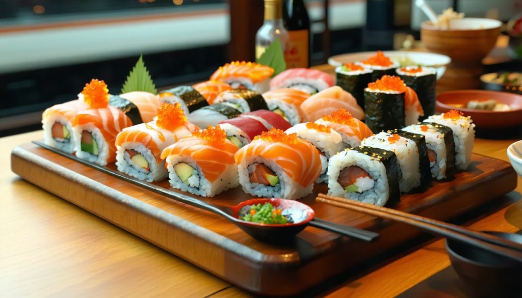 tokyo sushi restaurants train stations