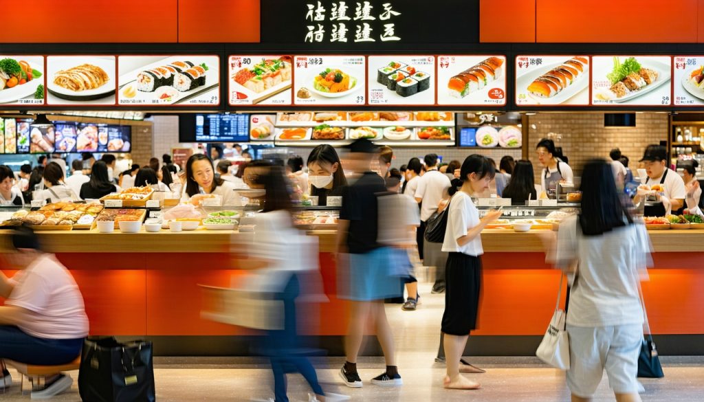 tokyo department store food courts