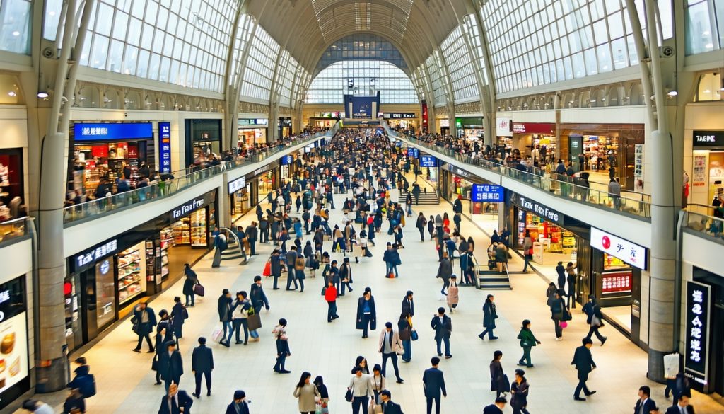 tax free shopping tokyo stations