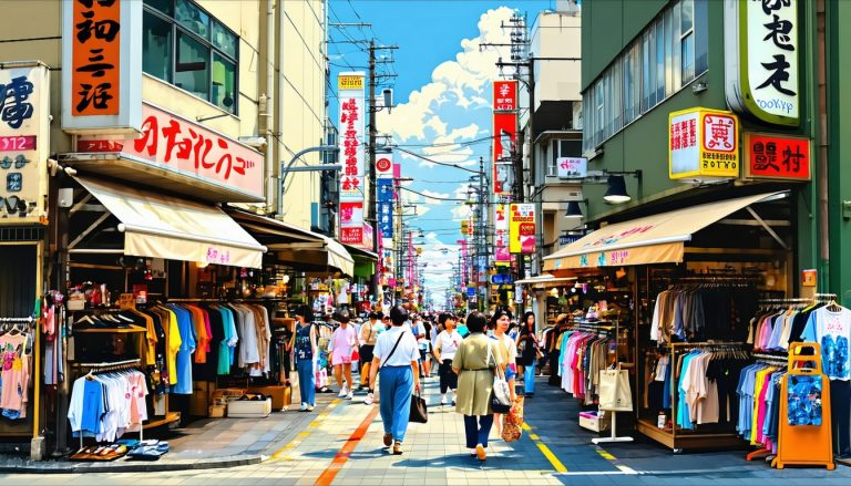 vintage shopping tokyo districts