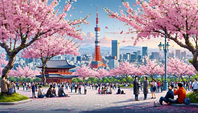 tokyo cherry blossom season guide