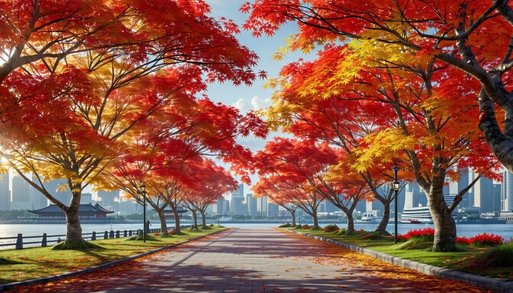 tokyo momiji autumn colors