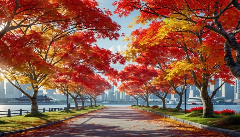 tokyo momiji autumn colors